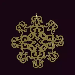 Pendants gold pendant 3D print model