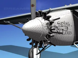 Ryan NYP Spirit of St Louis 3D model