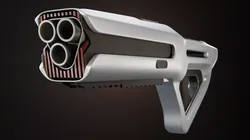 Sci-Fi Energy Gun Low-poly 3D model