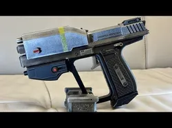 Sci-Fi Space Sidearm Prop  3D Printable Cosplay STL 3D print model
