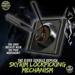 Skyrim Lockpicking Mechanism - Functional Replica of the Lockpicking System