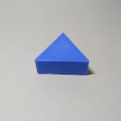 Triangle Symbol Meeple Silhouette – 3D Printable Game Token