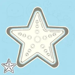 Underwater world cookie cutters - starfish (style 1)