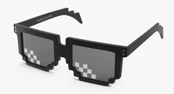 Unisex Square Mosaic Sunglasses 3D model