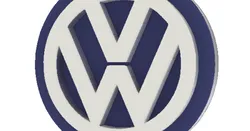 VW LOGO SHANK BUTTON by Tom Anderson (The Real NEO) | Download free STL model | Printables.com
