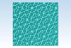 Wavy relief for CNC machining QC4 3D model