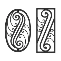 Wrought iron elements vol 3 3D model