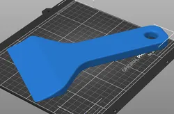 XXL Ice Scraper / 3D Printer Bed Scraper – No Supports Needed