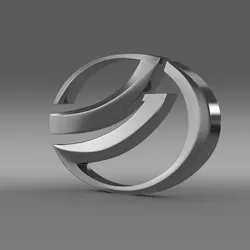 Zaz Logo 3D model