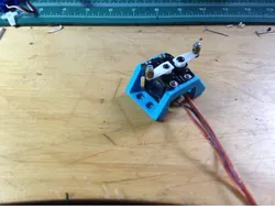 2 micro servo mount block