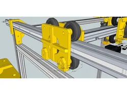 20x20mm aluminium extrusion gantry system