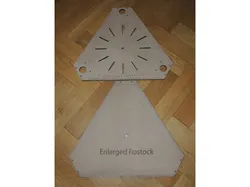 Enlarged Rostock Bed roughly 400x400mm print area