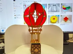 MONTGOLFIRE ARO Mantel Clock, LV Hot Air Balloon Jewelry Storage Box - Free 3D Print Model