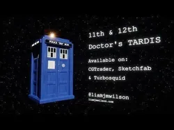 TARDIS - Exterior AND Interior - Smith and Capaldi Design 3D model
