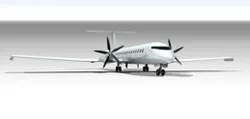 Turboprop Commercial Plane