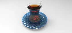 Turkish tea glass