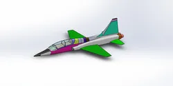 Tutorial Ansys - Análise no jato Talon "T-38"