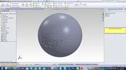 Tutorial: How to engrave a word on a complex surface?
