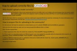 TUTORIAL: How to upload correctly files to GrabCAD?