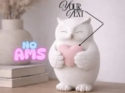 Owl Heart - Free 3D Print Model