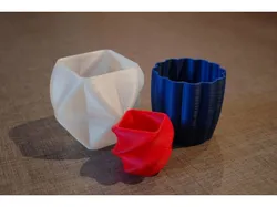 Rounded Square Vase, Cup, and Bracelet Generator
