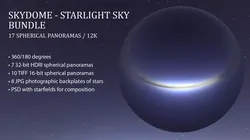 Skydome HDRI - Starlight Sky Bundle Texture