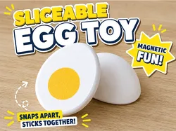 Sliceable magnetic egg - Free 3D Print Model