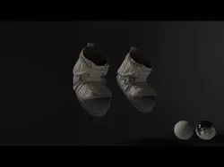SPACESUIT NASA APOLLO 11 BOOTS 3D model