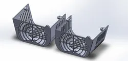 Twin hull boat weed guard
