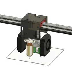 Two Trees Sapphire pro print head with E3Dv6 and 3DTouch sensor (draft)