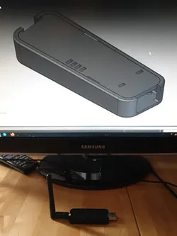 Ubertooth One case no screws with led cutouts
