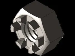 UN0240 Castle Nut (UNC Thread)