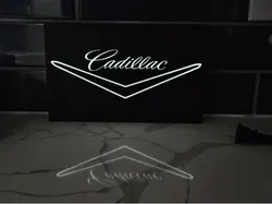 Cadillac LED Lightbox sign - Free 3D Print Model