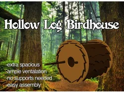 Hollow Log "Birdhouse"