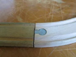 Replacement train track connector