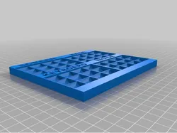 Tray for holding the screws from a laptop