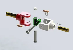 Universal coupling 50mm dia shaft