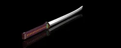 unsheathed katana