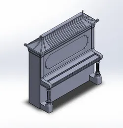 Upright Piano Pencil Holder