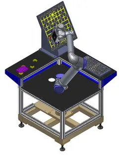UR5 Robot Exhibition Machine