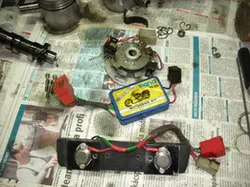 URAL M72 Ignition base plate with HALL sensor