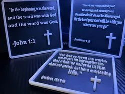 Bible verse plaque - Free 3D Print Model