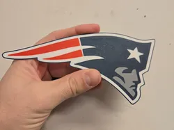 New England Patriots Logo - Free 3D Print Model