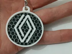 Renault Keychain - Free 3D Print Model