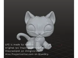 Sphynx Cat Inspired LPS