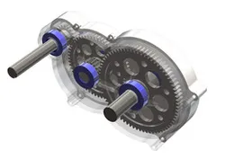 Two Stage Reduction Gear Box for Baja SAE