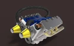 V-6 ENGINE