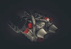 V6 Car Engine