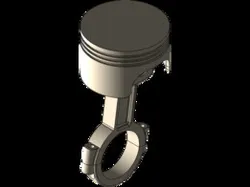 V6 car engine Piston