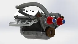V6 engine